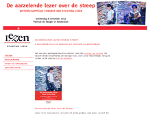 Tablet Screenshot of congres.lezen.nl